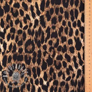 Viscosa RADIANCE Wild skin brown digital print