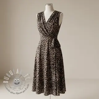Viscosa RADIANCE Wild skin grey digital print