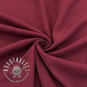 Viscosa con lino WASHED wine red