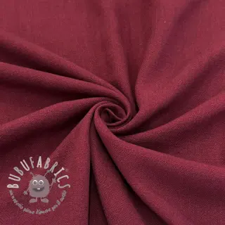 Viscosa con lino WASHED wine red