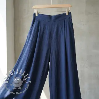 Viscosa con lino WASHED marine