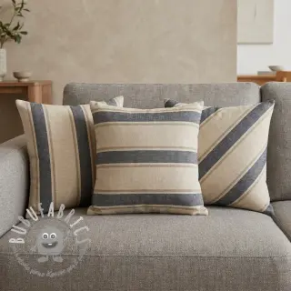 Tessuto decorativo DOBBY Stripe RIVIERA LARGE blue