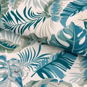 Tessuto decorativo OUTDOOR Marquise blanc