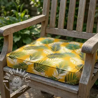 Tessuto decorativo OUTDOOR Hendaye jaune