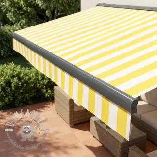 Tessuto decorativo OUTDOOR PREMIUM Stripe yellow