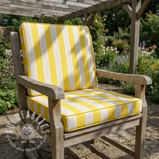 Tessuto decorativo OUTDOOR PREMIUM Stripe yellow