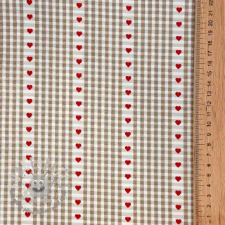 Tessuto di cotone COSY ficelle