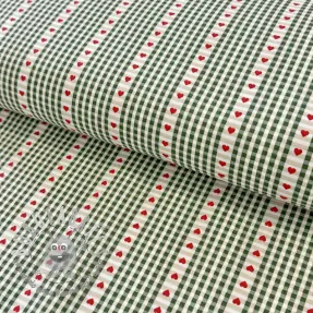 Tessuto di cotone COSY vert