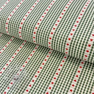 Tessuto di cotone COSY vert