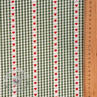 Tessuto di cotone COSY vert