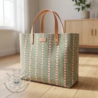 Tessuto di cotone COSY vert