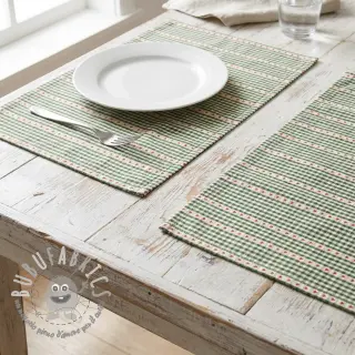 Tessuto di cotone COSY vert