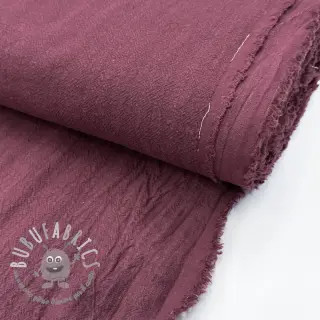 Lino prelavato STONEWASHED PREMIUM bordeaux