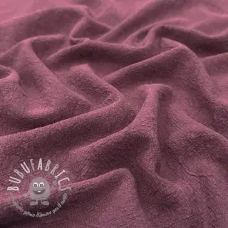 Lino prelavato STONEWASHED PREMIUM bordeaux