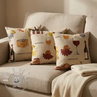 Tessuto decorativo Linenlook Wine tasting