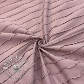 Jersey RUFFLES mauve