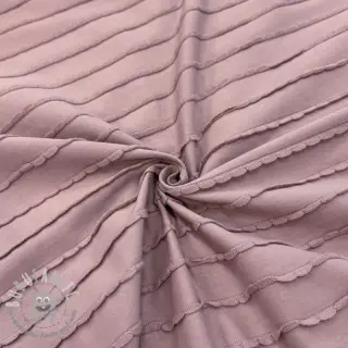 Jersey RUFFLES mauve