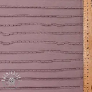 Jersey RUFFLES mauve