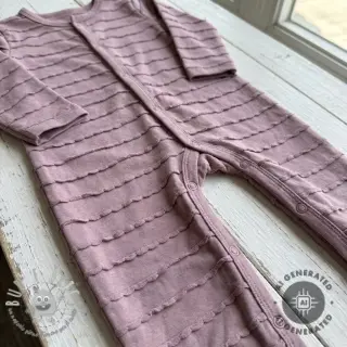 Jersey RUFFLES mauve