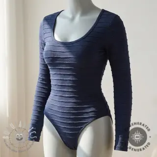 Jersey RUFFLES navy
