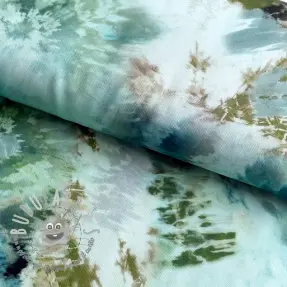 Viscosa TWILL Messy TIE DYE design A