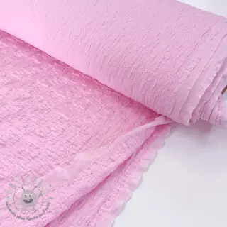 Tessuto di cotone SMOGGED EMBROIDERY light pink