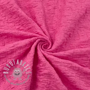 Tessuto di cotone SMOGGED EMBROIDERY fuchsia