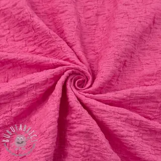 Tessuto di cotone SMOGGED EMBROIDERY fuchsia