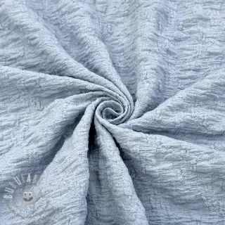 Tessuto di cotone SMOGGED EMBROIDERY baby blue