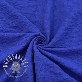 Tessuto di cotone SMOGGED EMBROIDERY cobalt