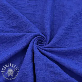 Tessuto di cotone SMOGGED EMBROIDERY cobalt