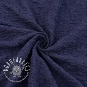 Tessuto di cotone SMOGGED EMBROIDERY navy