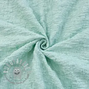 Tessuto di cotone SMOGGED EMBROIDERY mint