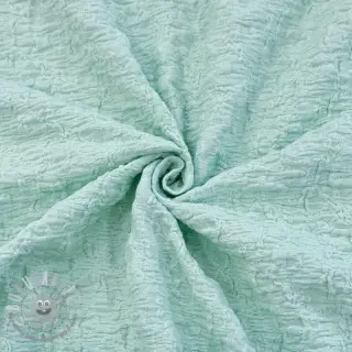 Tessuto di cotone SMOGGED EMBROIDERY mint