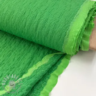 Tessuto di cotone SMOGGED EMBROIDERY green