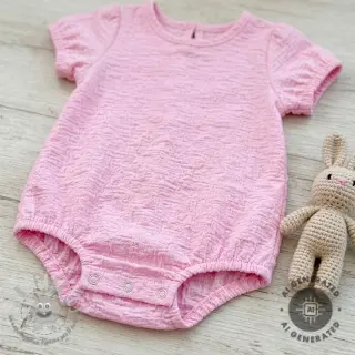 Tessuto di cotone SMOGGED EMBROIDERY light pink