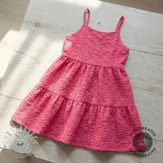 Tessuto di cotone SMOGGED EMBROIDERY pink