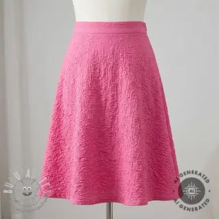 Tessuto di cotone SMOGGED EMBROIDERY fuchsia