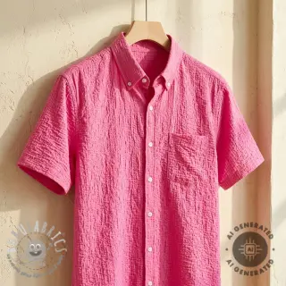 Tessuto di cotone SMOGGED EMBROIDERY fuchsia