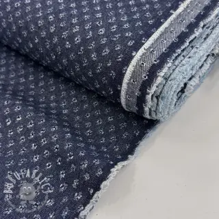 JEANS DENIM 6 OZ Small flakes dark blue