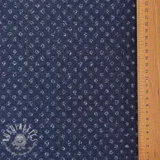 JEANS DENIM 6 OZ Small flakes dark blue