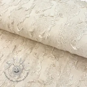 Tessuto di cotone con lino JACQUARD RUFFLE
