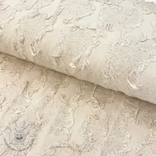 Tessuto di cotone con lino JACQUARD RUFFLE