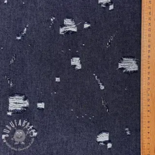 JEANS DENIM 6 OZ Big Holes dark blue