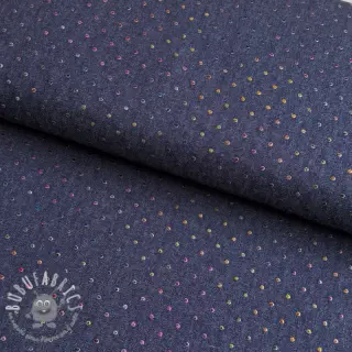JEANS DENIM 3,8 OZ Drops Metallic dark blue