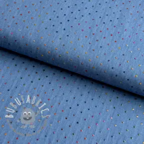 JEANS DENIM 3,8 OZ Drops Metallic blue