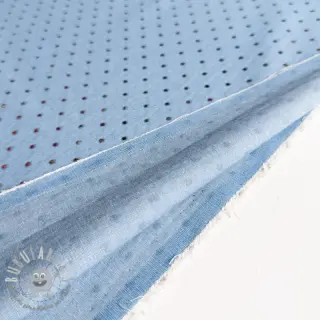 JEANS DENIM 3,8 OZ Drops Metallic light blue