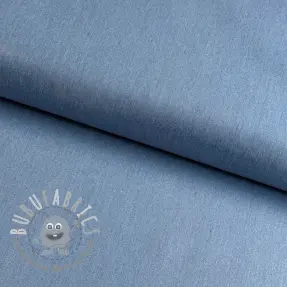 JEANS DENIM 6 OZ STRETCH WASHED metallic blue silver