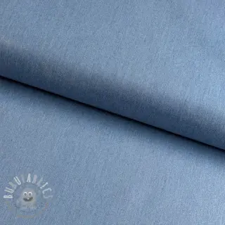 JEANS DENIM 6 OZ STRETCH WASHED metallic blue silver
