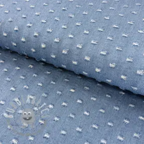 JEANS DENIM 6 OZ Small Holes light blue